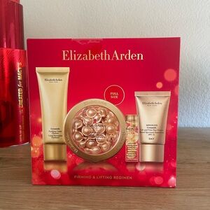 NIB Elizabeth Arden Nourishing Ceramide Rituals gift Set gold capsules